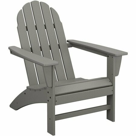 POLYWOOD Vineyard Slate Grey Adirondack Chair 633AD400GY